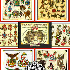 Rosie - Folk Art Tattoo Flash