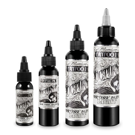 Краска Nocturnal Tattoo Ink Grey Wash Light