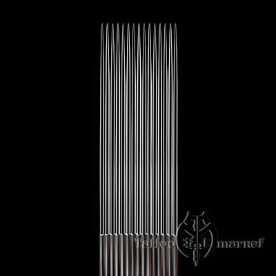 Иглы татуировочные KWADRON 0.35mm long taper 7 Flat