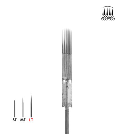 Иглы татуировочные 0.40mm long taper 11RM