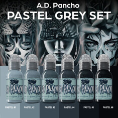 A.D. Pancho Pastel Grey Set (6 пигментов)
