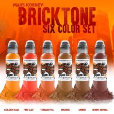 Maks Kornev's Brick Tone Color Set (6 пигментов)
