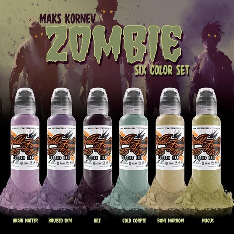 Maks Kornev's Zombie Color Set (6 пигментов)