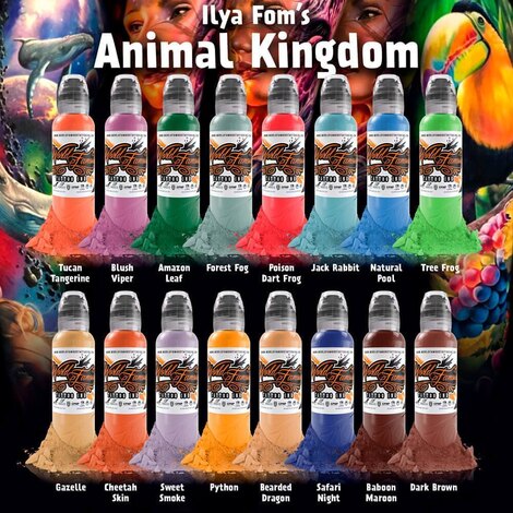 Ilya Fom's Animal Kingdom Set (16 пигментов)