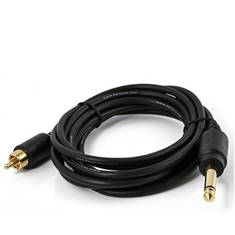 InkJecta RCA Cable in Black 2.5м