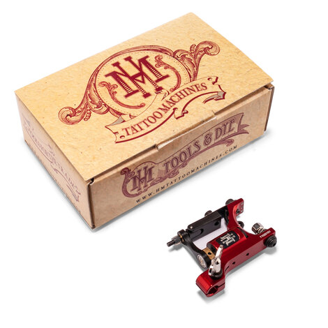 Тату машинка HM Tattoo Machines MINI EVOLUTION ROTARY FINE LINE RED CCORD