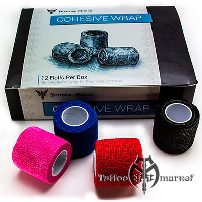 Средства ухода за татуировкой Medical Cohesive Wrap Red