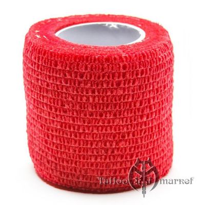 Средства ухода за татуировкой Medical Cohesive Wrap Red