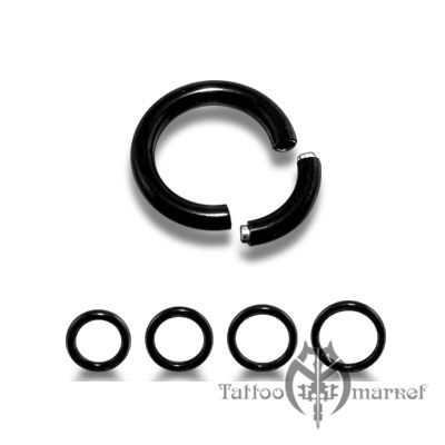 Кольцо сегментное (черная линия), диаметр 13мм, толщина 3мм