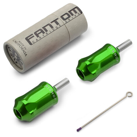 Fantom V2 Aluminum Cartridge Grip - Emerald Green