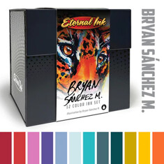 Краска Eternal Bryan Sanchez M. Watercolor 12 Ink Set