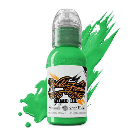 Краска World Famous Tattoo Ink Mint Green