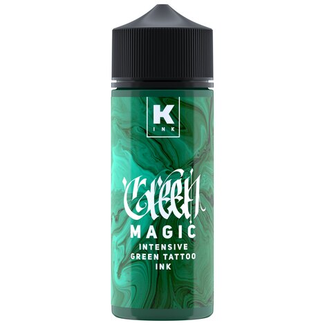 Пигмент КРАСКА Tattoo Ink GREEN MAGIC intensive GREEN 120 мл