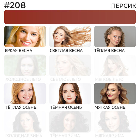 Пигмент NE PIGMENTS Оранжево-розовый / Персик #208