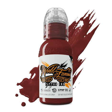 Краска World Famous Tattoo Ink Dima NBK - Fire Red #3