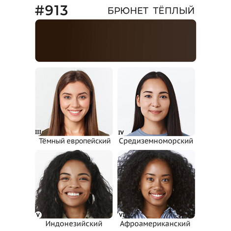 Пигмент NE PIGMENTS Брюнет теплый #913 минерал