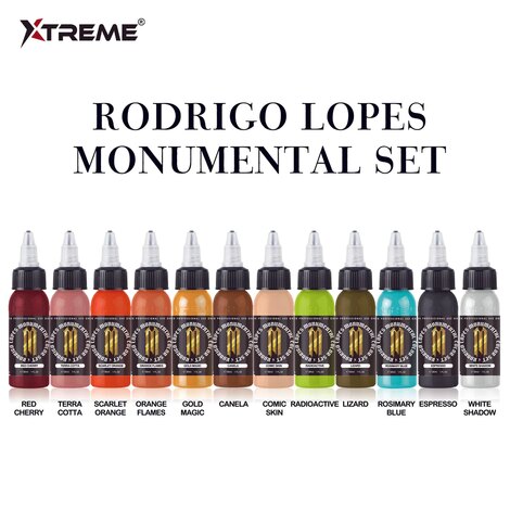 Краска Xtreme Ink Rodrigo Lopes Monumental Set (12 пигментов)