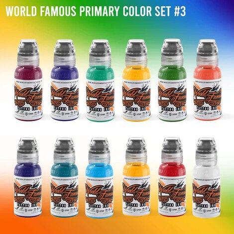 Краска World Famous Tattoo Ink 104 Bottle Color Set