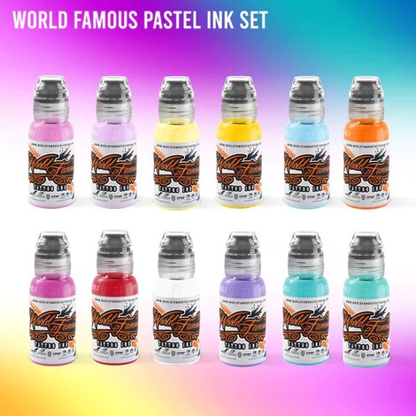 Краска World Famous Tattoo Ink 104 Bottle Color Set