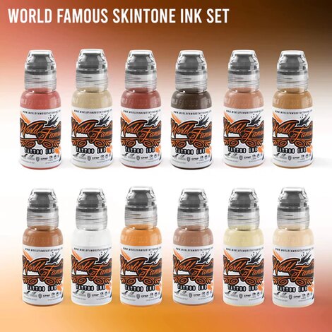 Краска World Famous Tattoo Ink 104 Bottle Color Set