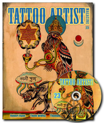 Tattoo Artist Magazine 23 W/DVD