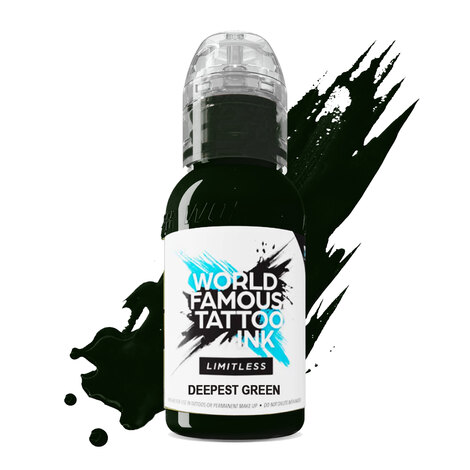 Краска World Famous Tattoo Ink Nikolay Dzhangirov Darkside Limitless Set - Deepest Green