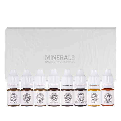 Пигмент FACE Сет минеральных пигментов FACE New 6мл, 8шт